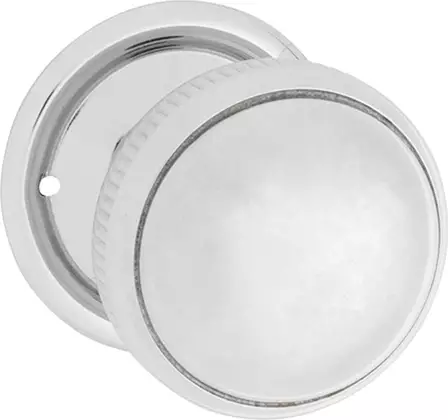 Milled Edged 45mm Knob on 45mm Backplate - CP
