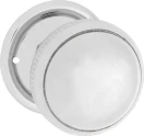 Milled Edged 45mm Knob on 45mm Backplate - CP