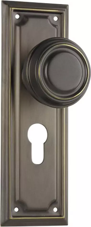 Edwardian Knob on 185mm Plate Sets Edwardian Knob on 185mm Plate Sets