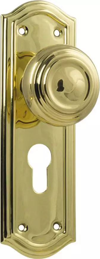 Kensington 175 x 58mm Knob on Euro48 Plate Set - PB