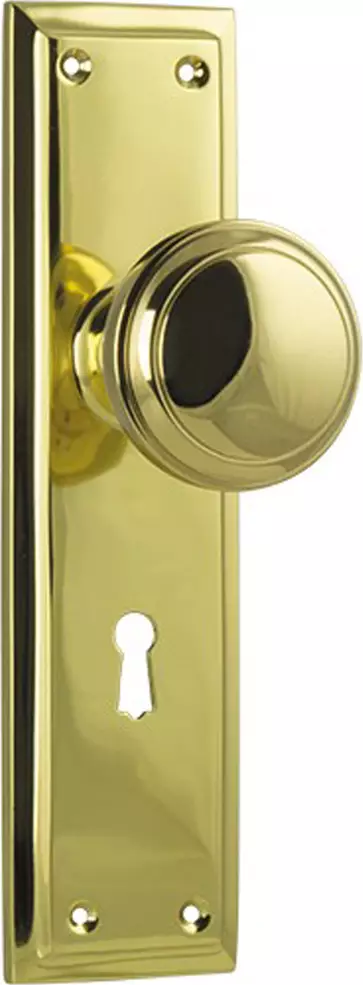 Milton 200 x 50mm Knob on Std Key  Plate Set - PB