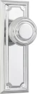 Edwardian 185 x 60mm Knob on Blank Plate Set - CP