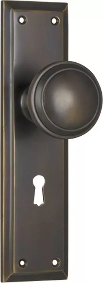 Milton 200 x 50mm Knob on Std Key  Plate Set - AB