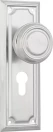 Edwardian 185 x 60mm Knob on Euro48 Plate Set - SC