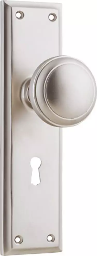 Milton 200 x 50mm Knob on Std Key  Plate Set - SN