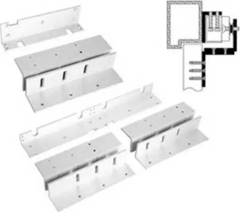 L & Z Brackets for Single / Double FEM5700 Series Mag Locks L & Z Brackets for Single / Double FEM5700 Series Mag Locks