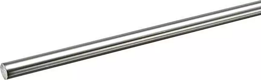 OPEN RAIL - Round Rail 2m Incl End Caps - SS