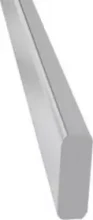 OPEN RAIL - Square Rail 2.0 m Incl End Caps - BLK