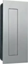135 x 70mm Rectangular Flush Pull w/ Cover - SS