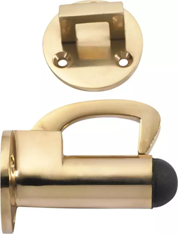 Wall Mount Hook Door Stop - PB