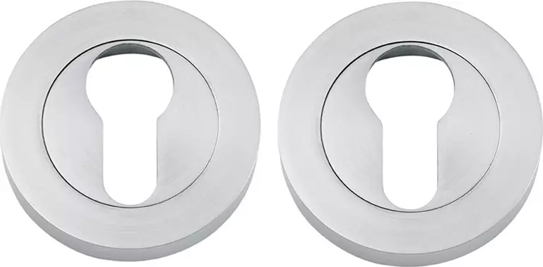 52mm Round Euro Escutcheon - CP