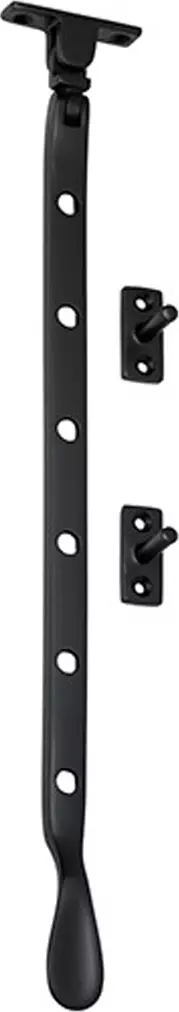 Base Mount Casement Window Stay 300mm -BLK