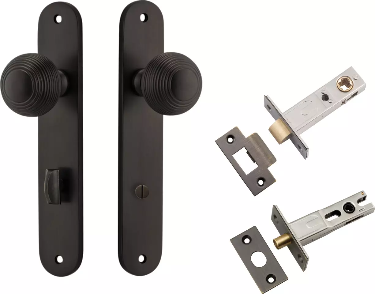 Guildford Knob - Oval Privacy Set - SB