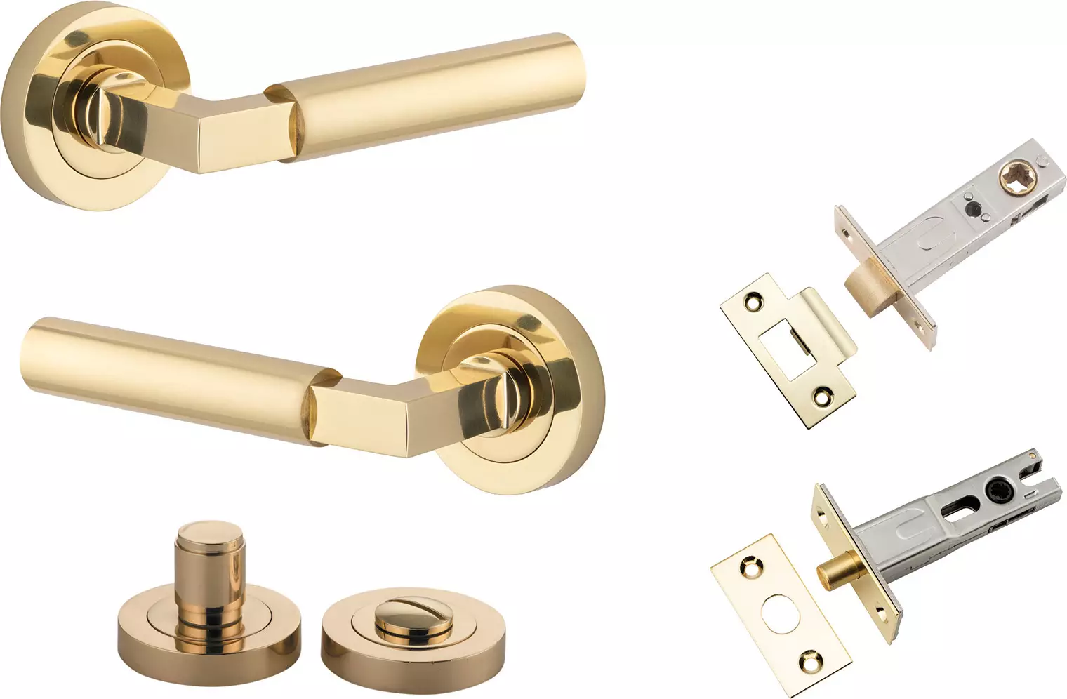 Berlin Lever - Round Rose Privacy Set - PB