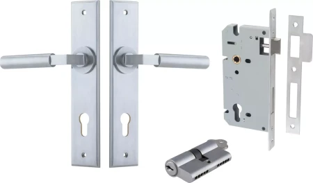 Berlin Lever - Chamfered Entrance Set - Key / Key - SC