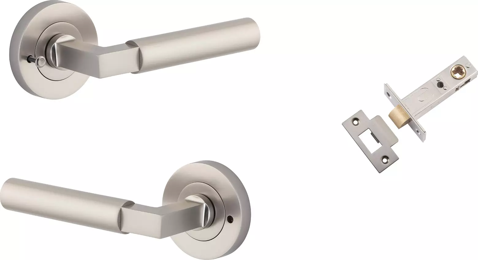 Berlin Lever - Round Rose Integrated Privacy Set - SN