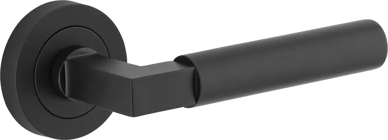 Berlin Lever - Round Rose Handle Set  - MB