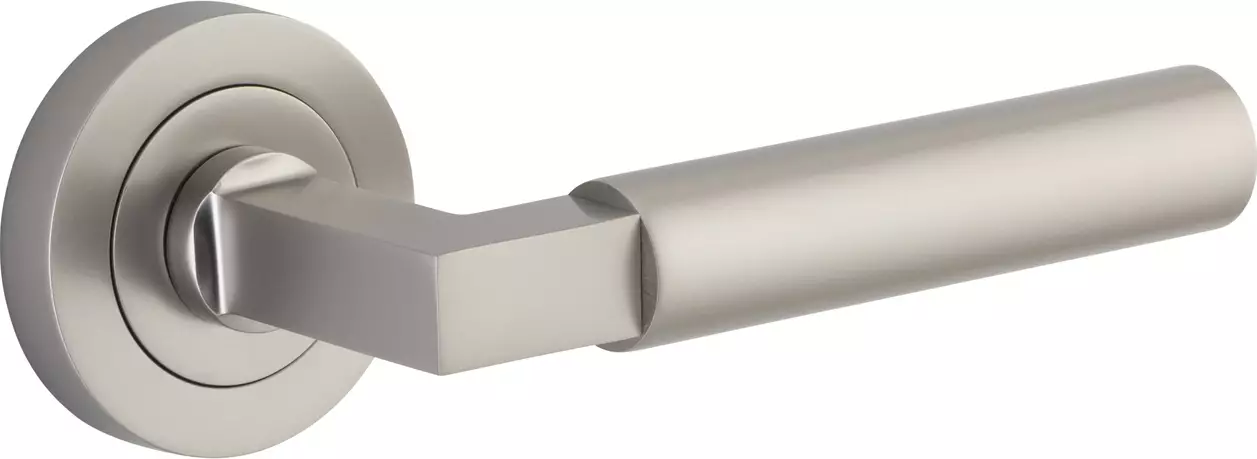 Berlin Lever - Round Rose Handle Set  - SN