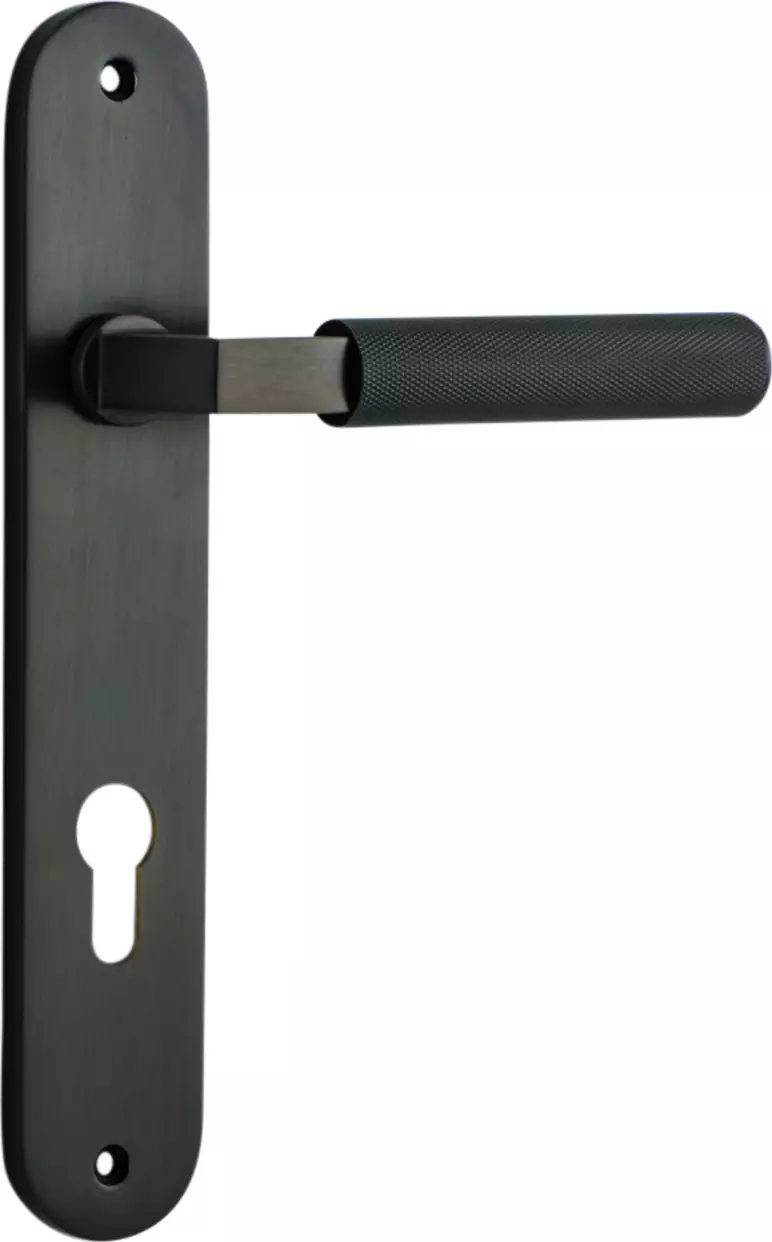 Brunswick Lever - Oval Euro Pair - SB