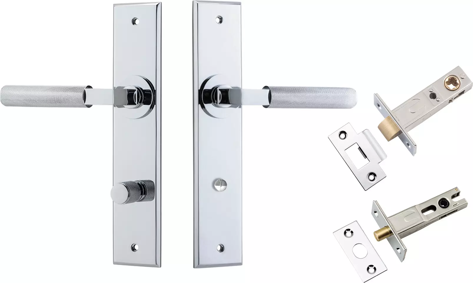 Brunswick Lever - Chamfered Privacy Set - CP