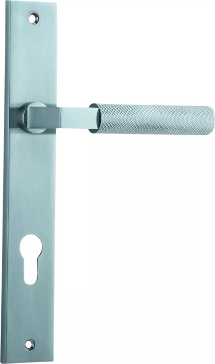 Brunswick Lever - Rectangular Euro Pair - SC