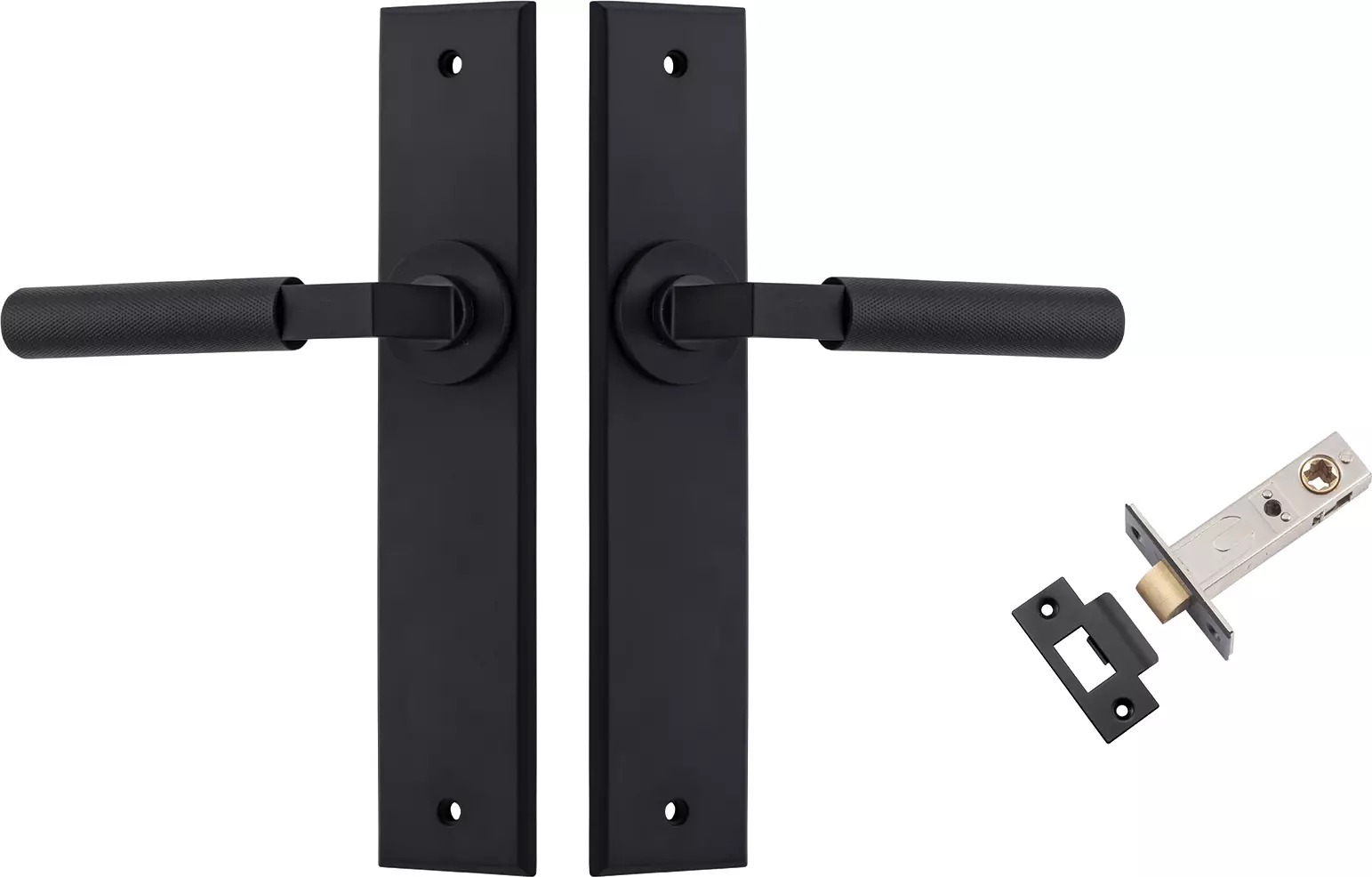 Brunswick Lever - Chamfered Passage Set - MB