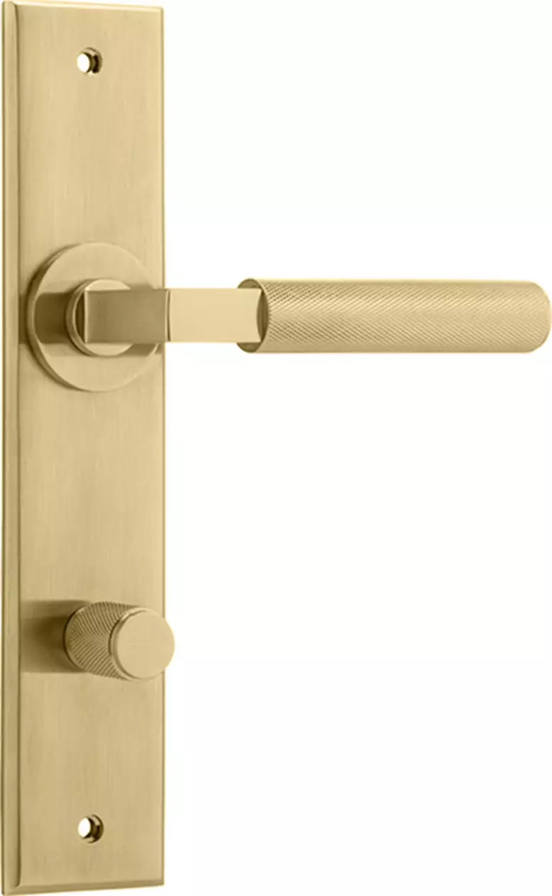 Brunswick Lever - Chamfered Privacy Set - GLD