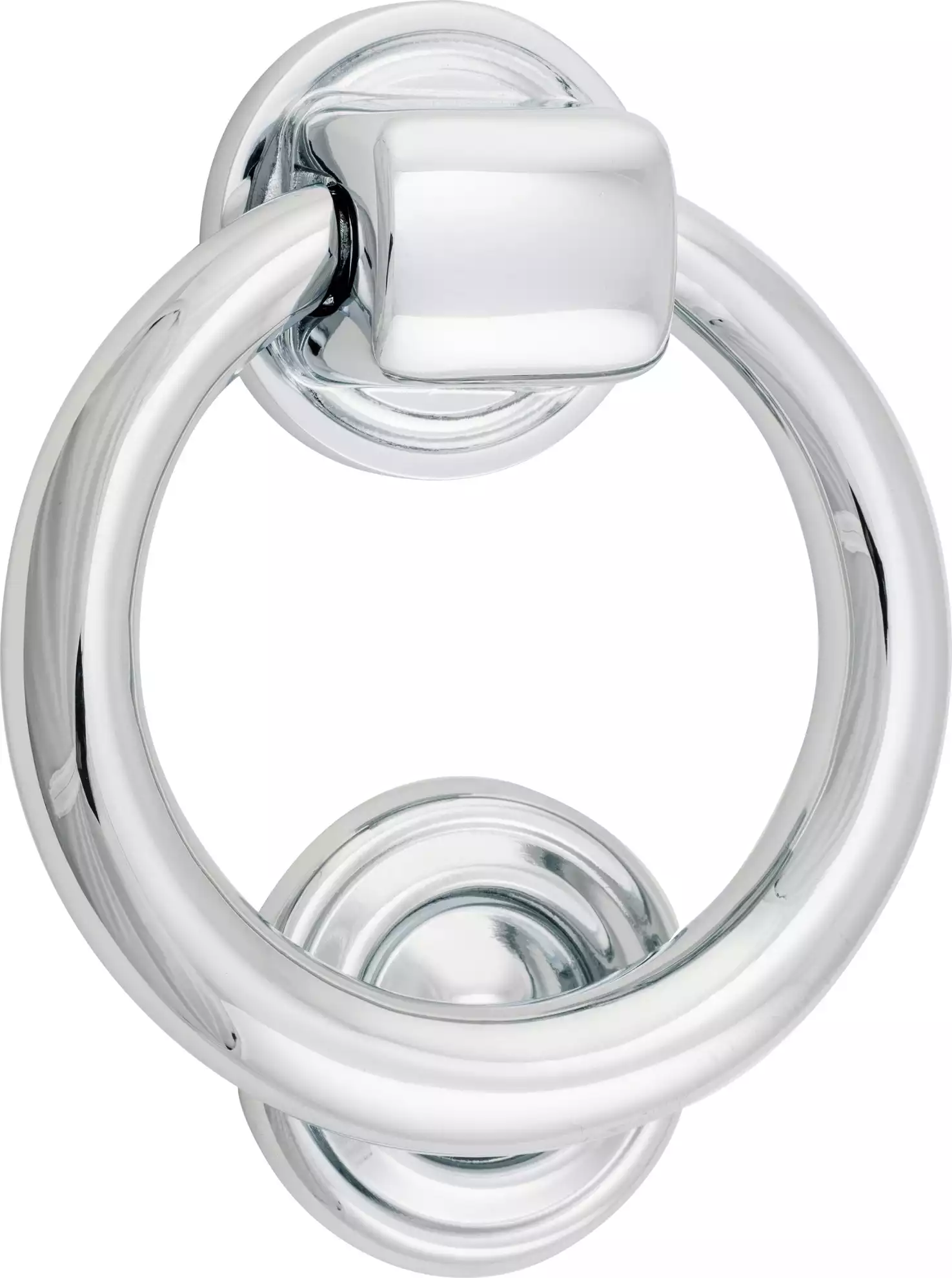 Ring Rear Fix Door Knocker 100x52x22mm  - CP