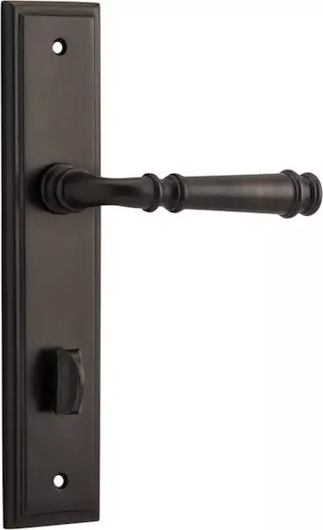 Verona Lever - Stepped Privacy Handles - SB