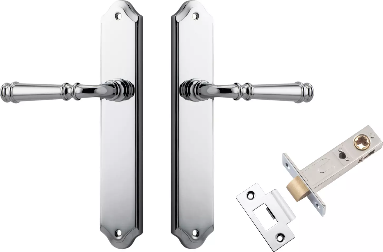 Verona Lever - Shouldered Passage Set - CP