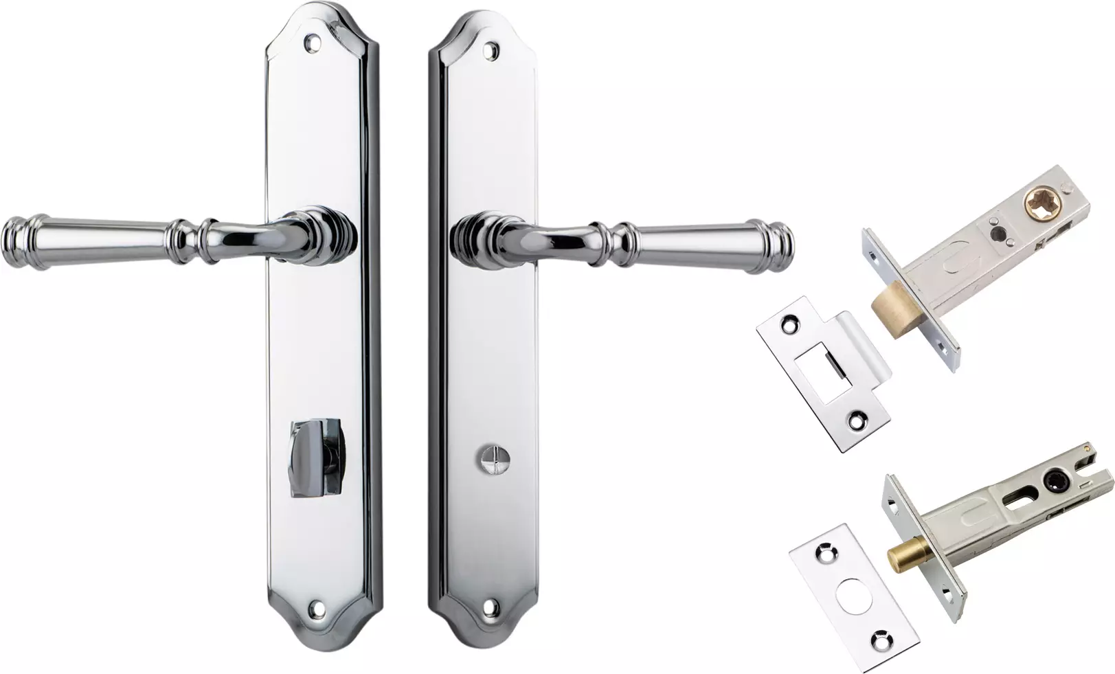 Verona Lever - Shouldered Privacy Set - CP