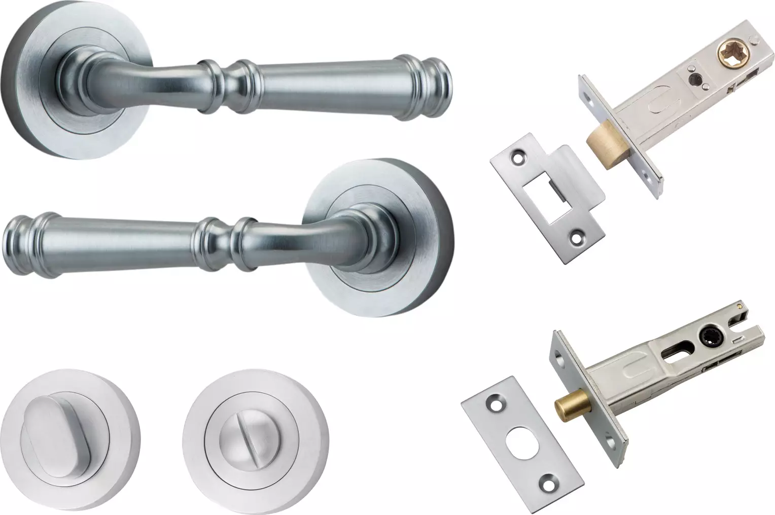 Verona Lever - Round Rose Privacy Set - SC