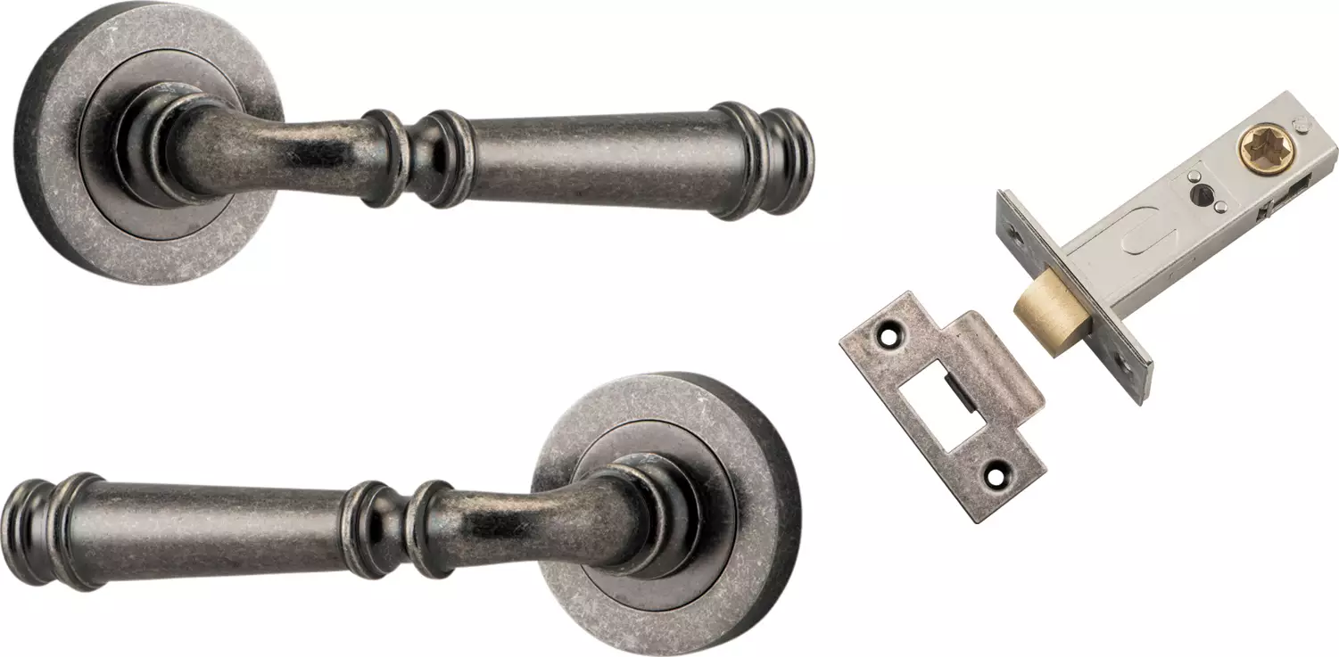Verona Lever - Round Rose Passage Set - DN