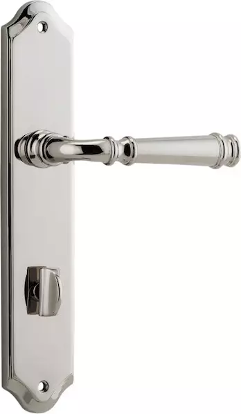 Verona Lever - Shouldered Privacy Handles - PN