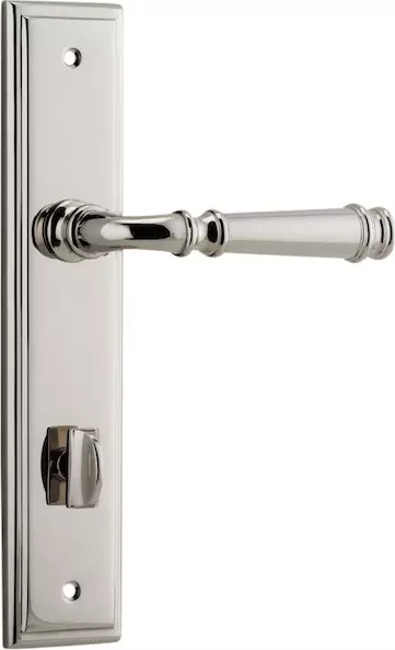 Verona Lever - Stepped Privacy Handles - PN