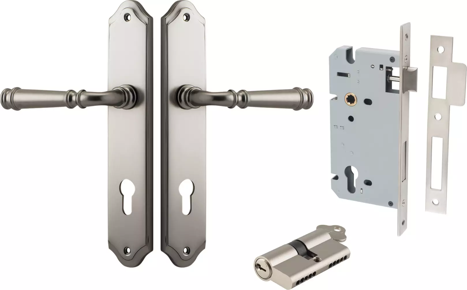 Verona Lever - Shouldered Entrance Set - Key / Key - SN