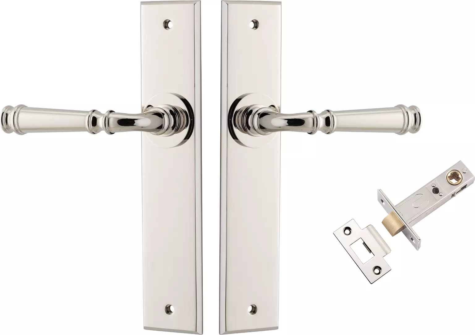 Verona Lever - Chamfered Passage Set - PN