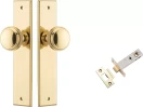 Paddington Knob - Chamfered Passage Set - PB