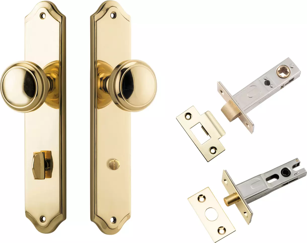 Paddington Knob - Shouldered Privacy Set - PB