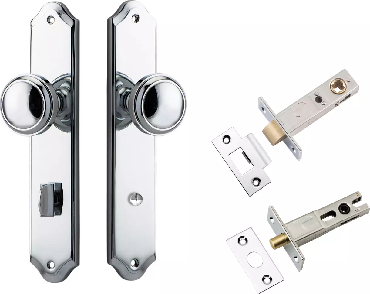 Paddington Knob - Shouldered Privacy Set - CP