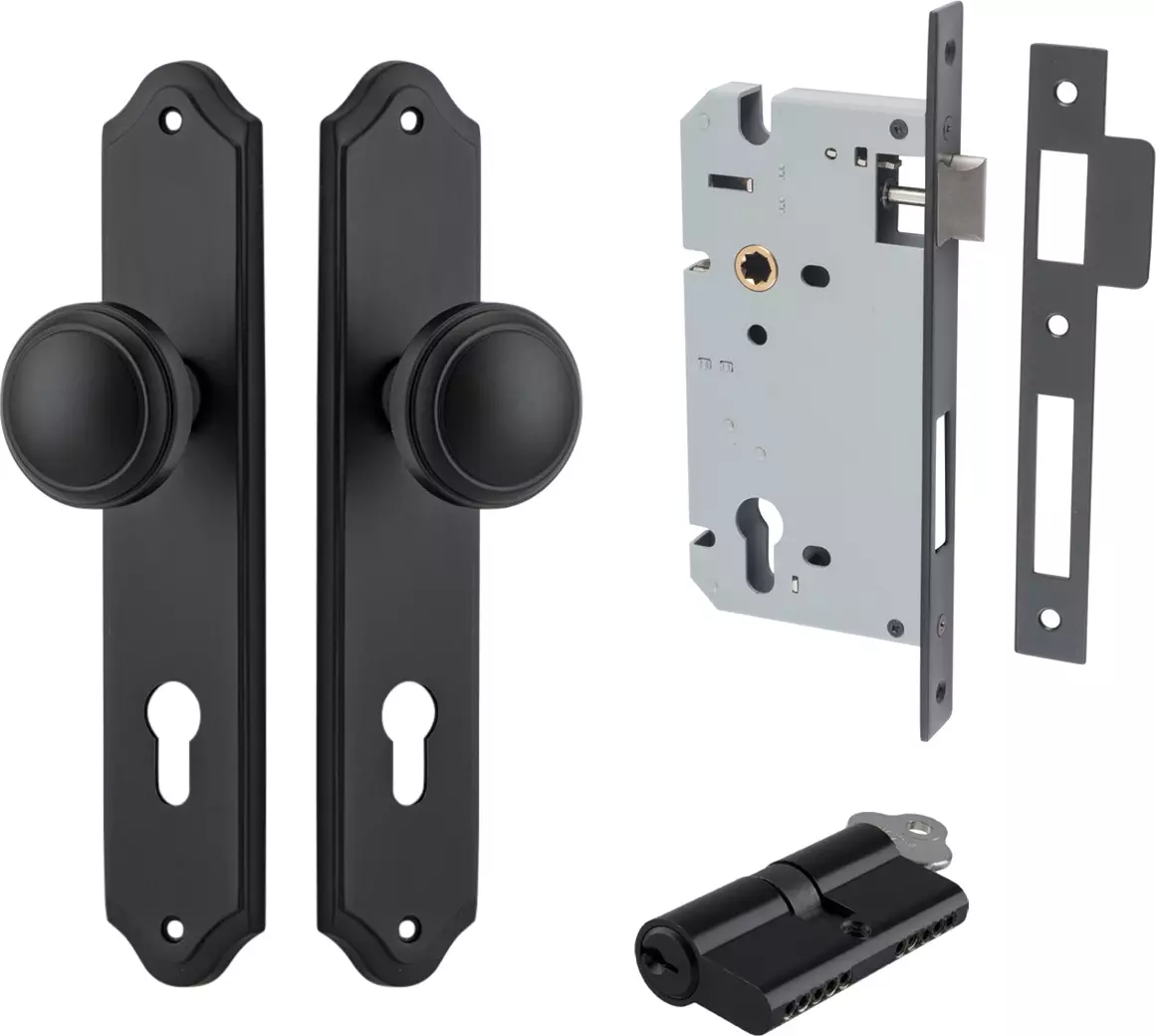 Paddington Knob - Shouldered Entrance Set - Key / Key - MB