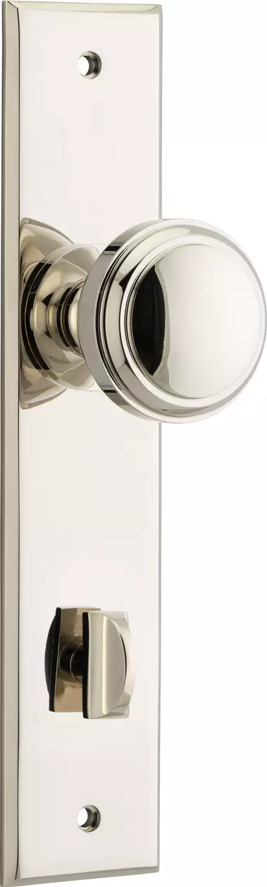Paddington Knob - Chamfered Privacy Handles - PN