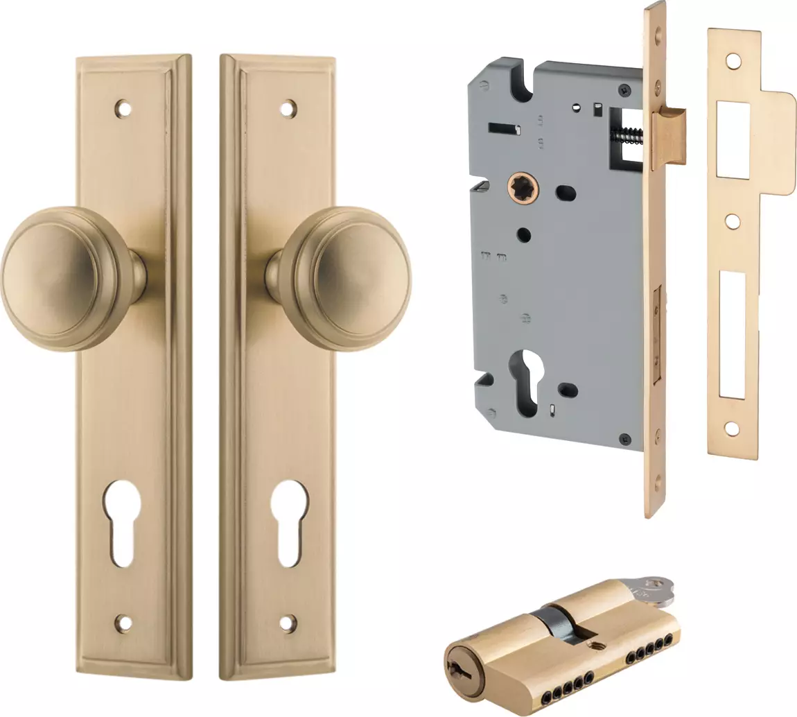 Paddington Knob - Stepped Entrance Set - Key / Key - BB