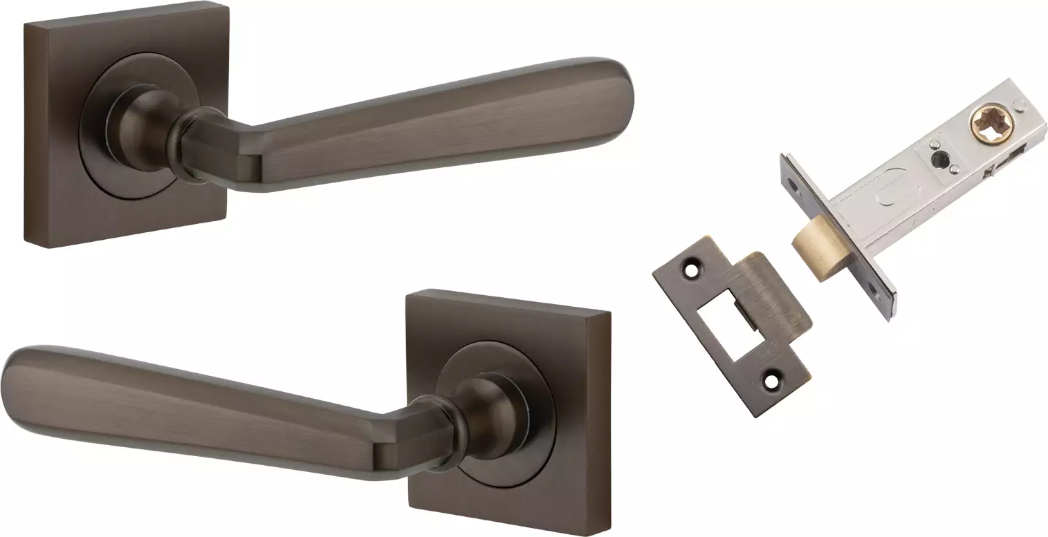 Copenhagen Lever - Square Rose Passage Set - SB
