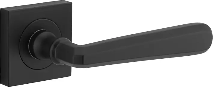 Copenhagen Lever - Square Rose Handle Set - MB