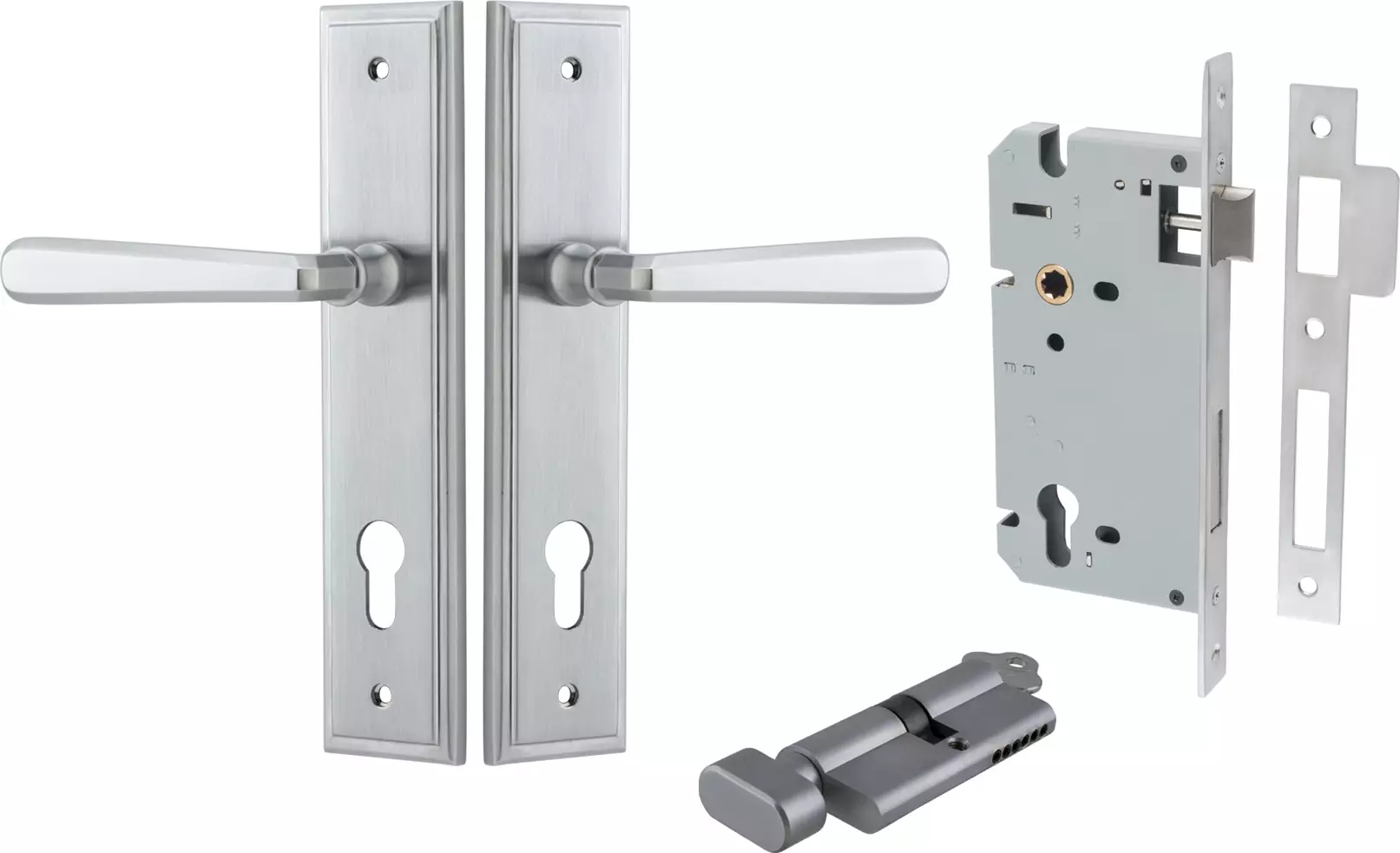 Copenhagen Lever - Stepped Entrance Set - Key / Turn - SC