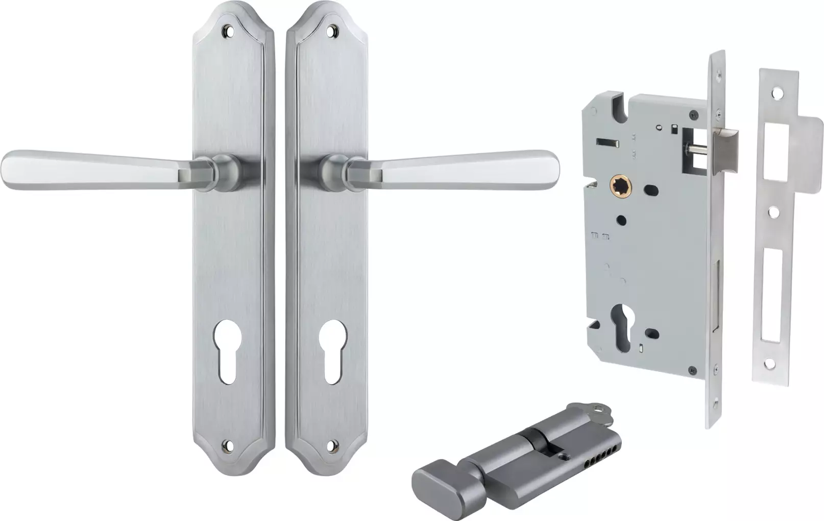 Copenhagen Lever - Shouldered Entrance Set - Key / Turn - SC