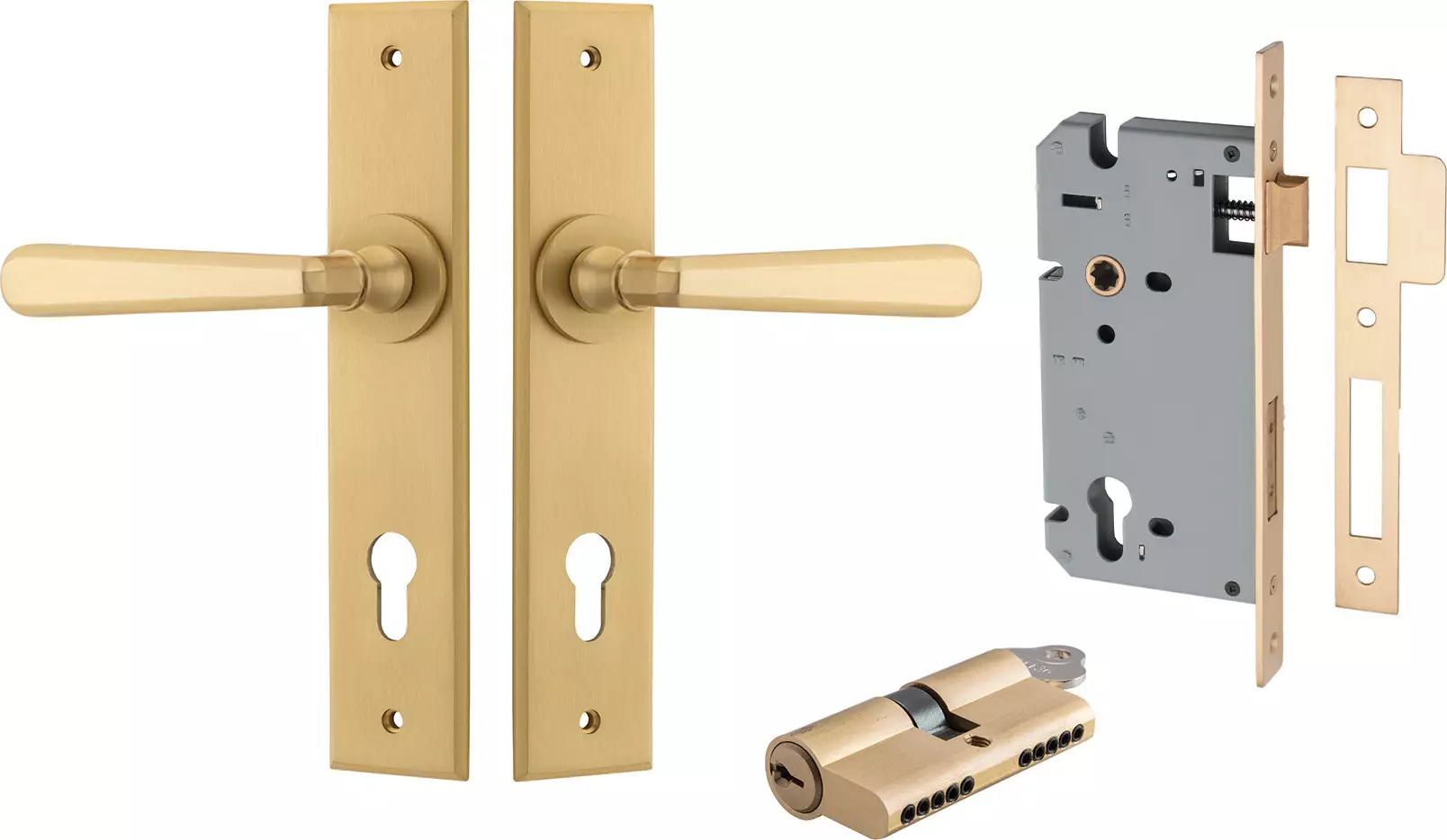 Copenhagen Lever - Chamfered Entrance Set - Key / Key - BB