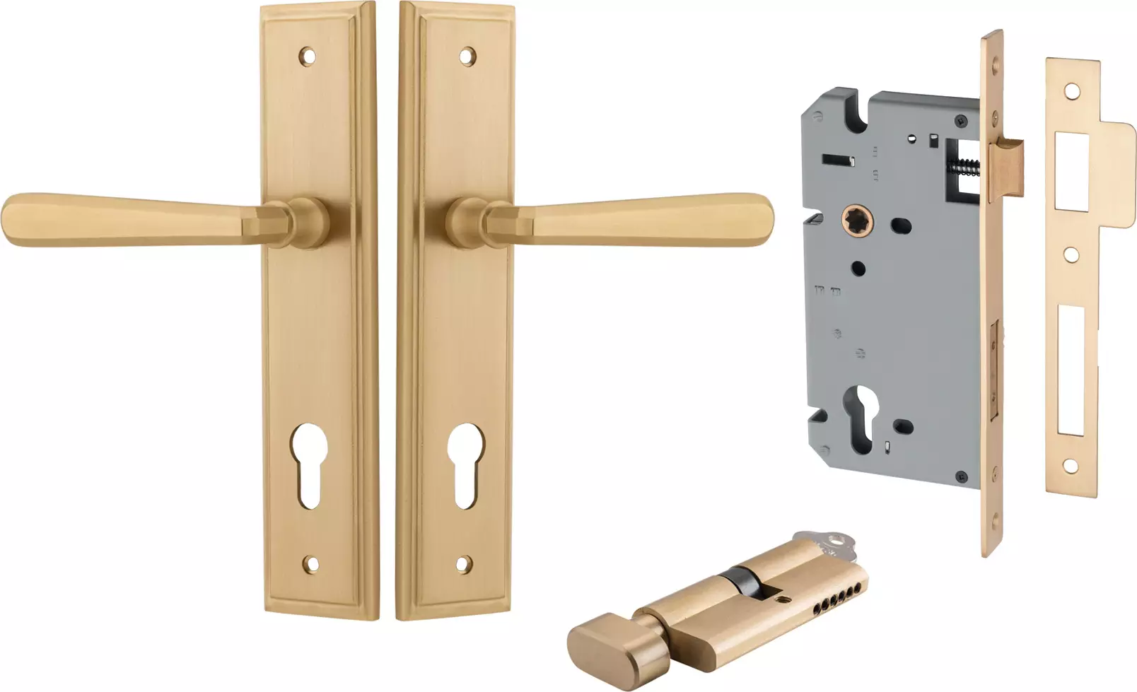 Copenhagen Lever - Stepped Entrance Set - Key / Turn - BB