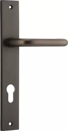 Oslo Lever - Rectangular Euro Pair - SB